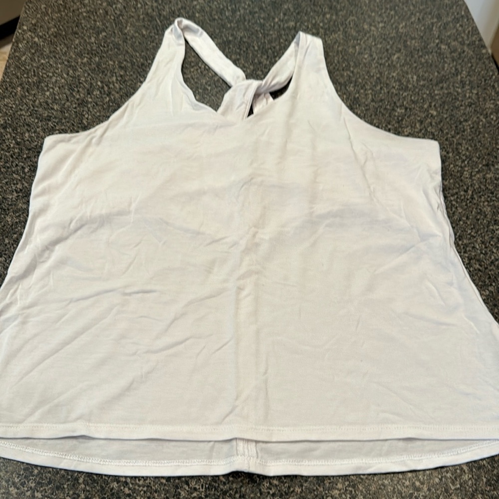 Athleta racer back tank top size large